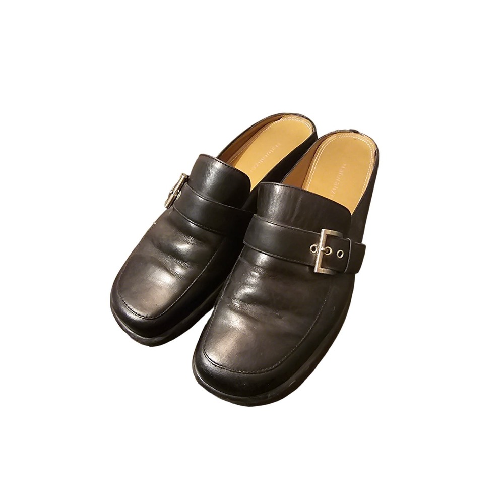 Naturalizer Black slip on‎ mules size 8